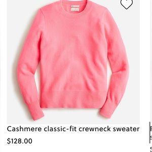 J.Crew Cashmere Pink Sweater